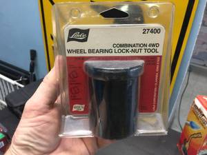 lot 179 image: Lisle 27400 Combination 4WD Wheel Bearing Lock Nut Tool
