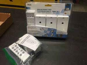 lot 182 image: Wireless Remote Sets - 2 Pack & 3 Pack