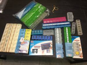 lot 184 image: Several Pill - Parts OrganizerDividers