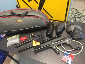 lot 198 image: Tippman Paintball Gun & Supplies