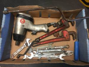 lot 201 image: Group Wrenches - Pliers - Pipe Wrenches - CH 12 Impact
