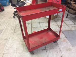lot 219 image: NAPA Metal Rolling Shop Cart - 30 x 17 x 34