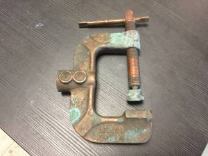 lot 234 image: Lenco G-600 Brass Clamp