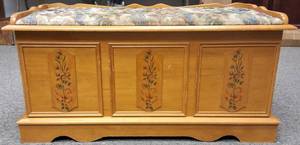 lot 11 image: Hope Chest with a Flower Design