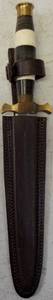 lot 14 image: Stripped Handle Dagger with Sheath (View Photos)