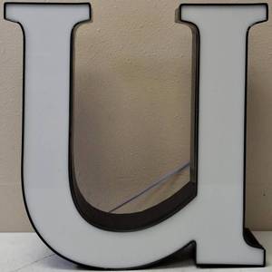 lot 43 image: LED Light of the Letter u or n (View Photos)