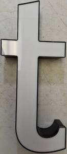 lot 44 image: LED Light of the Letter t (View Photos)