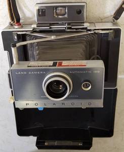lot 55 image: Vintage from 1963 to 1966    Polaroid Automatic 100 Land Camera (View Photos) -