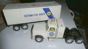 lot 54 image: NYLINT - NAPA semi truck and trailer with roll up door