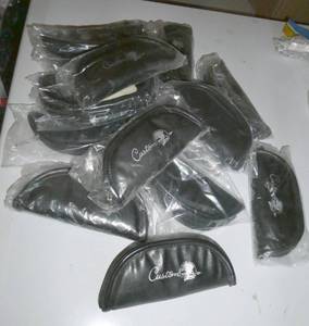 lot 91 image: 15 padded knife pouches, zipper closure