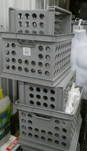 lot 94 image: FOUR new storage crates