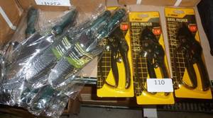 lot 110 image: 3 Pruners and 8 transplant shovels