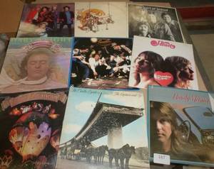 lot 187 image: Lot of Nine 70s80s albums