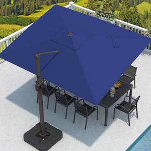 MPL Shade 9' X 12' Cantilever Patio Umbrella (Navy)
