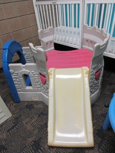 lot 603 image: LITTLE TIKES CLIMB & SLIDE CASTLE