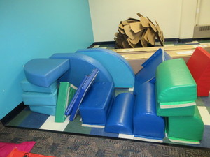 lot 614 image: COLORFUL BUMPER CUSHIONS