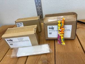 lot 4-E2025 image: 4 Cases, 2x6, 2 mil, Clear, Plastic Bags, Open Top, 1,000 Bags per Case Total 4,000 Bags in This Lot Item #000346