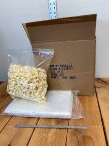 1 Case, 12"x12", 2 mil, Clear, Plastic Bags, Zip Lock Top, 1,000 Bags per Case Total 1,000 Bags in This Lot, Item #CZ21212