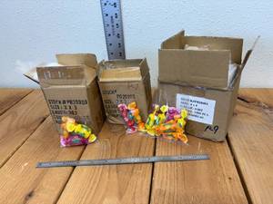 lot 15-E2025 image: 3 Cases Total , (1) 3x3, (1) 2x3, & (1) 4x4 2 mil, Clear, Plastic Bags, All Open Top, 1,000 Bags per Case Total 3,000 Bags in This Lot, Items #PB20303, PB20203 & PB20404