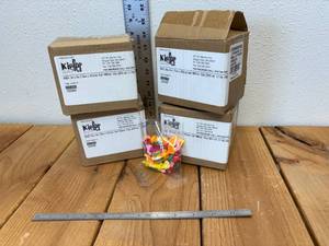 lot 34-E2025 image: 4 Cases, 3x4, 2 mil, Clear, Plastic Bags, Open Top, 1,000 Bags per Case Total 4,000 Bags in This Lot, Item #000360