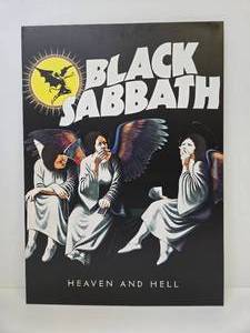 lot 65 image: Large Tin Decor Sign - Black Sabbath Album Cover - Heaven & Hell