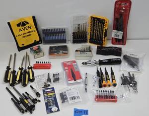 lot 76 image: Excellent Lot of Brand New Unused Tools Bits Screwdrivers etc