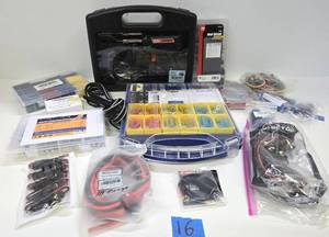 lot 84 image: Excellent Estate Lot of Brand New Electrical & Soldering Related Items & Supplies Including Weller Soldering Gun