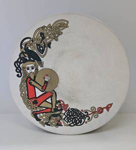 lot 101 image: Very Cool Vintage Hand Drum