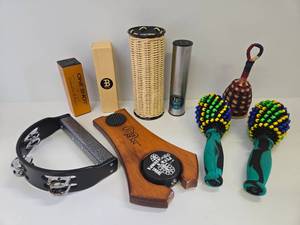 lot 103 image: Awesome Estate Lot of Assorted Percussion Instruments