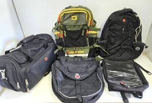 lot 104 image: Excellent Estate Lot of Assorted Travel Case Backpacks 