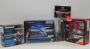 lot 121 image: Great Estate Lot of Like-New Schumacher & Die Hard Battery Chargers etc