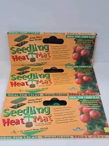lot 129 image: 3 Brand New HydroFarm Seedling Heat Mats