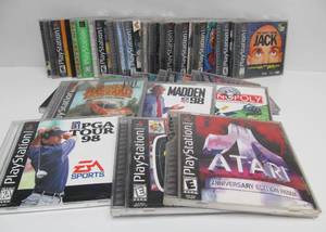 lot 13 image: Lot of 25 Playstation PS1 Video Games