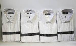 lot 137 image: 4 Brand New Geoffrey Beene Dress Shirts - Mens Size 1632-33