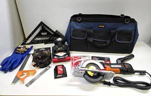 lot 147 image: Very Nice Tool Carrier Bag Full of Good Quality New & Like-New Tools