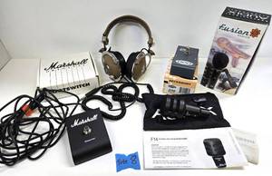 lot 175 image: Excellent Like New Estate Lot wKick Drum Microphone Guitar Effects Pedal & More