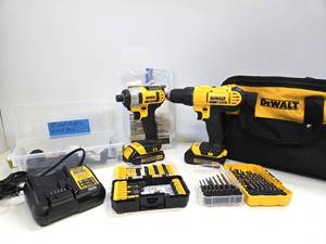 lot 179 image: Excellent Like New Estate Lot of DEWALT Tools & Bag