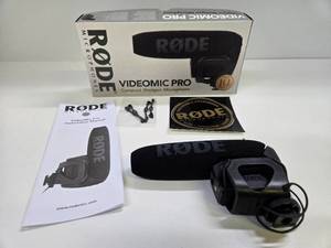 lot 182 image: Like-New RODE VideoMic Pro Microphone 