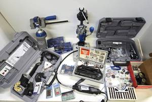lot 187 image: Fantastic LARGE Estate Lot of DREMEL Tools & Accessories