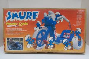lot 204 image: Vintage Unused 1982 Coleco SMURF Power Cycle