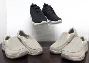 lot 212 image: 3 Pairs of Brand New or Like-New Mens Skecher Shoes - Size 11