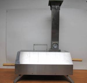 lot 219 image: Like-New BBQ STAR Wood Burning Outdoor Pizza Oven