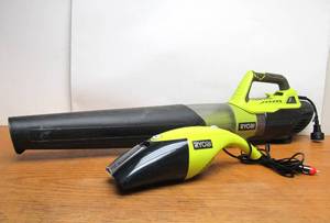 lot 220 image: Working RYOBI Leaf Blower & Handheld Car Vacuum