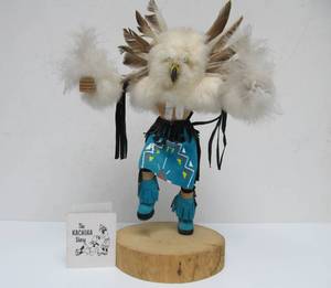 lot 264 image: Signed Vintage Navajo Kachina Doll 