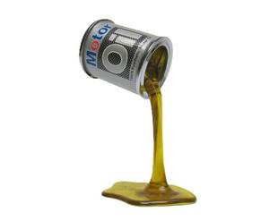 lot 265 image: Great Looking Vintage Motor Oil Advertising Display Bank