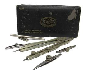 lot 267 image: Antique German Drafting Set #1