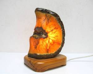 lot 270 image: Great Looking Genuine Glowing Stone Lamp