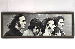 lot 284 image: Framed Vintage BEATLES Poster