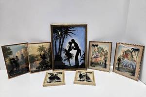 lot 286 image: Collection of Vintage 1930s-40s era Silhouette Artworks