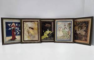lot 287 image: Group of Smaller Framed Litho Artworks by Artist Theresa